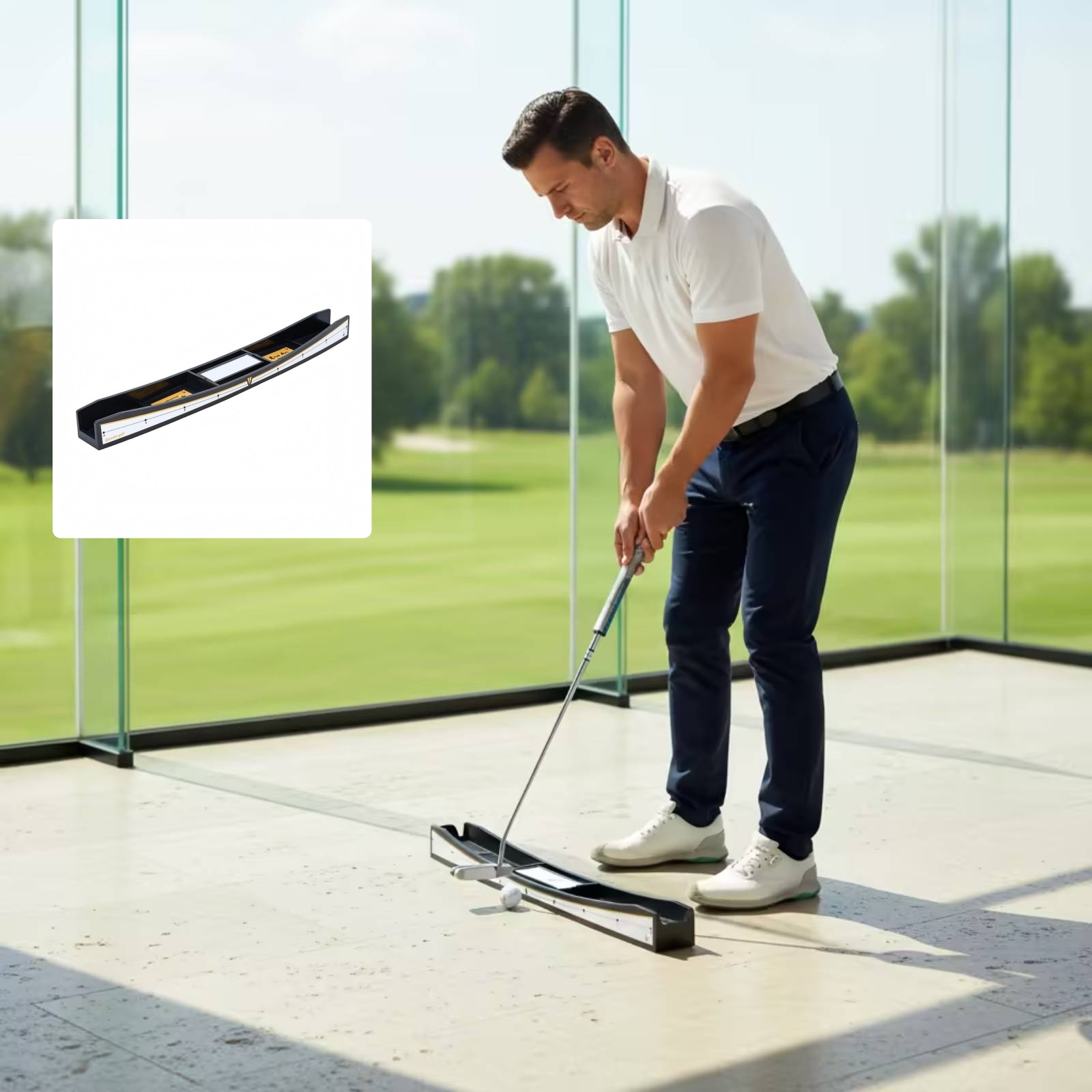 Putting Practice Aid Low-profi - Golf Equipment To Practice At Home recension och pris