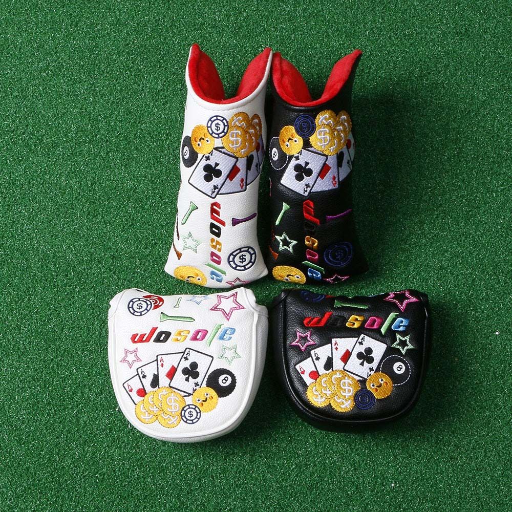 Cover Putter Headcover Golf Ma - Putter Mallet Blade recension och pris