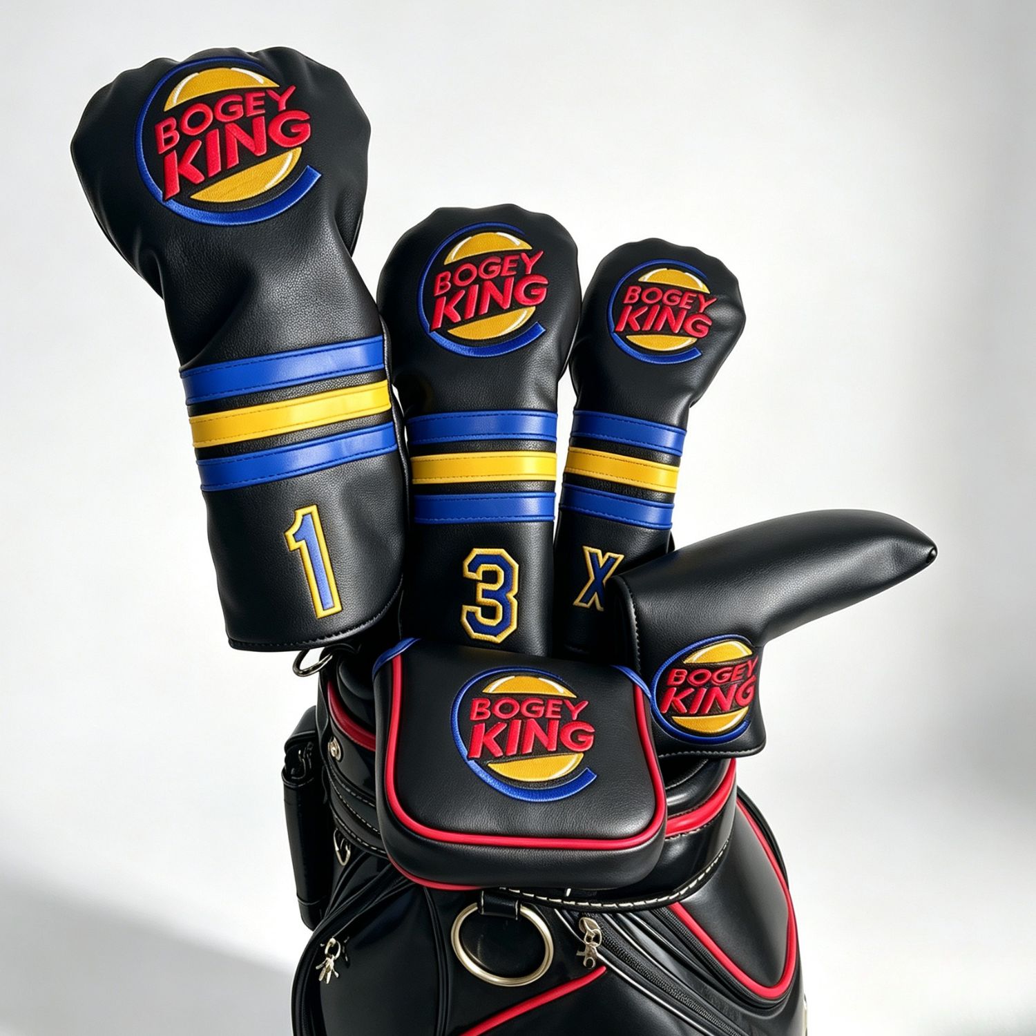Funny Bogey King Golf Headcove - Putter Mallet Blade recension och pris