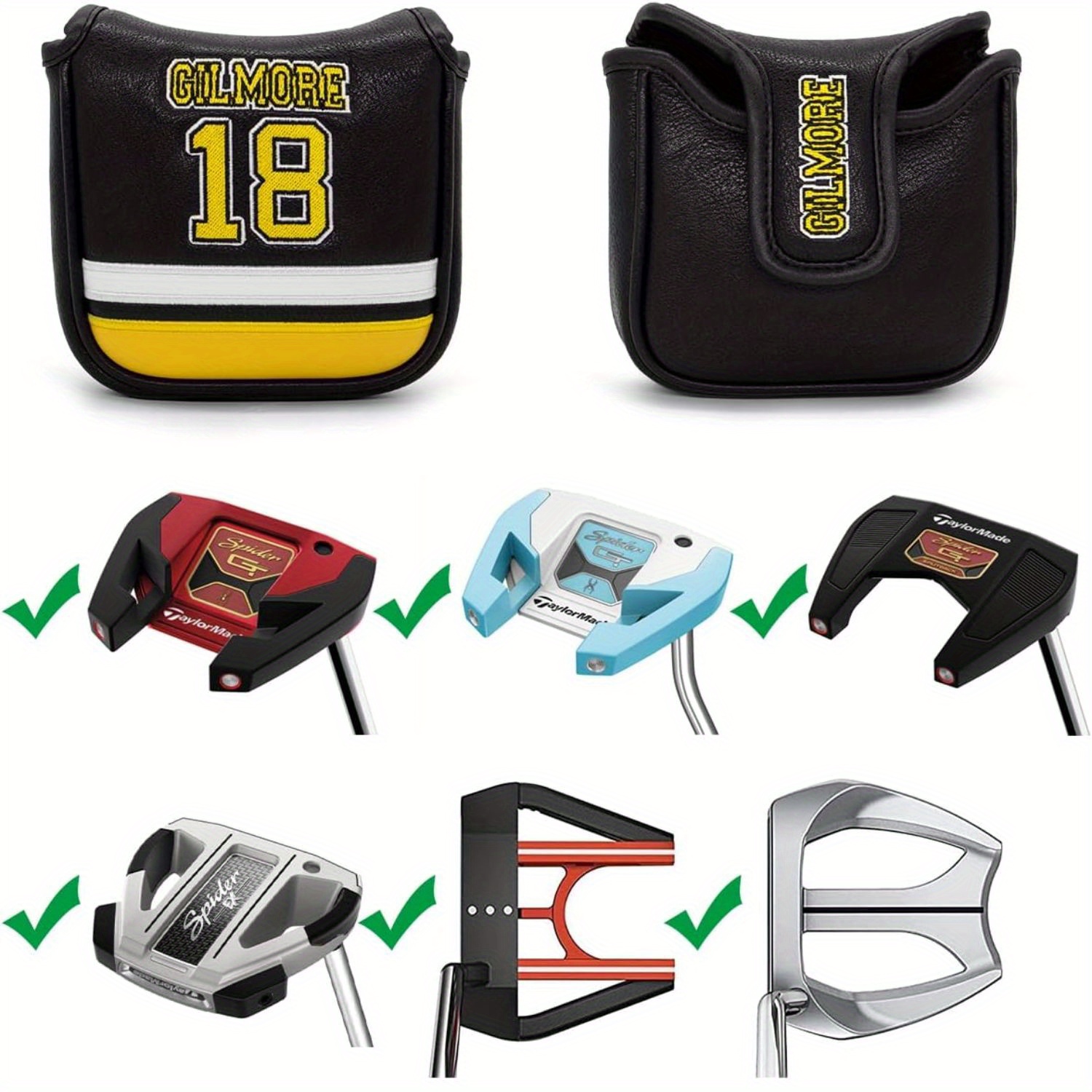 Funny Golf Headcover Golf Club - Putter Mallet Blade recension och pris