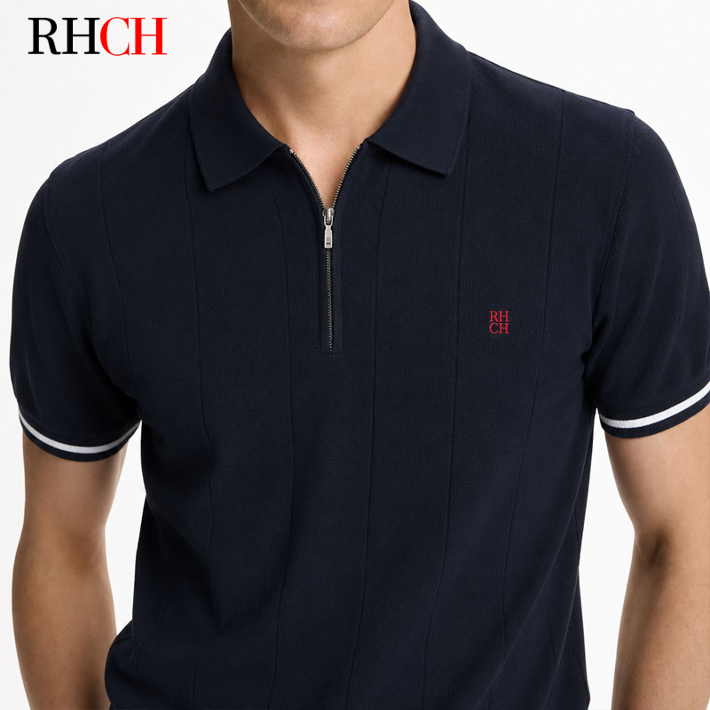 RHCH Men's Half Zip Polo Shirt - Golf Equipment Logo recension och pris