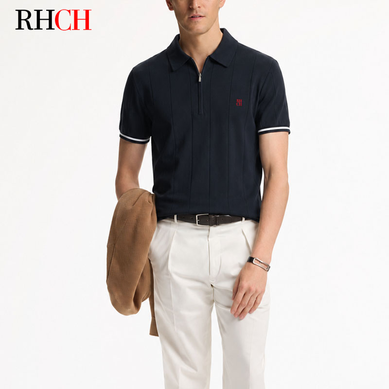 RHCH Men's Half Zip Polo Shirt - Golf Equipment Logo recension och pris