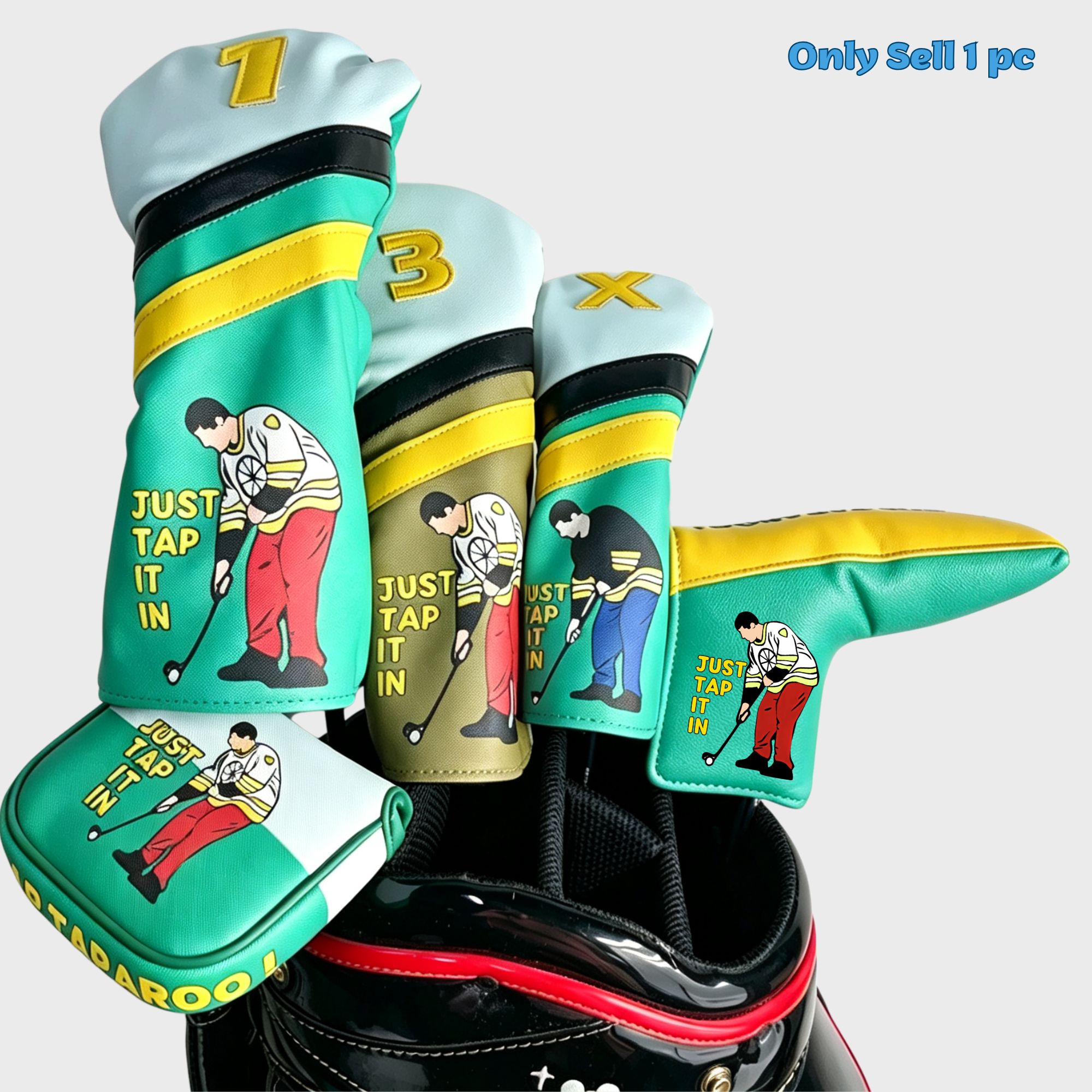 Happy Gilmore Golf Headcover C - Putter Mallet Blade recension och pris