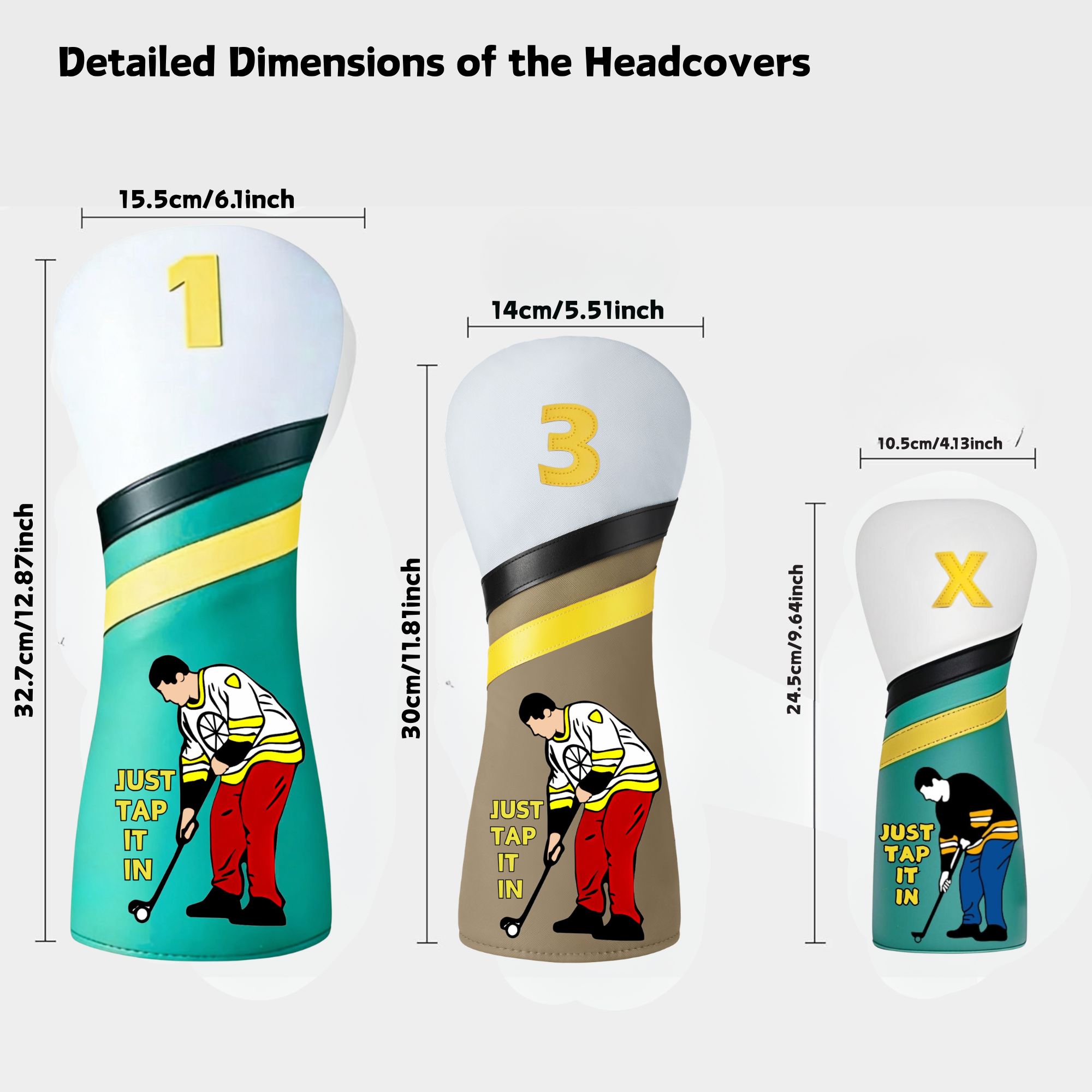 Happy Gilmore Golf Headcover C - Putter Mallet Blade recension och pris