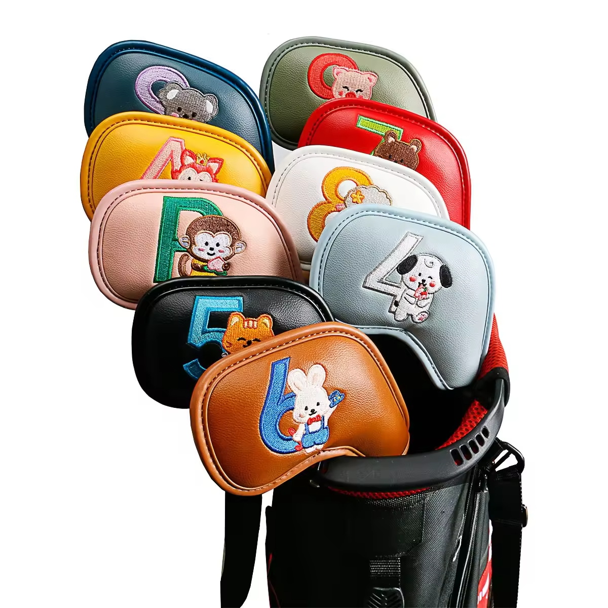 9Pcs Cute Cartoon Animal Golf  - Golf Equipment And Accessories recension och pris